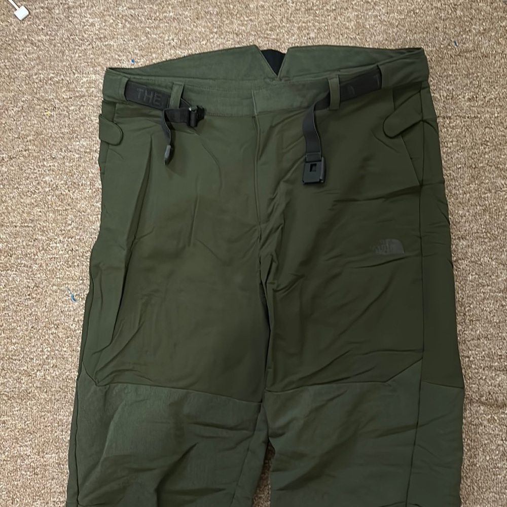 The North Face Men’s climbing pants with built in belt.